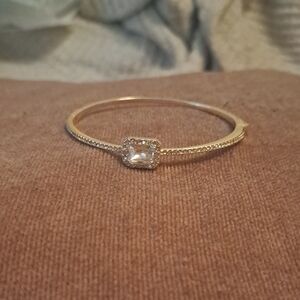 Lauren Ralph Lauren Gold Bracelet with Clear Stone